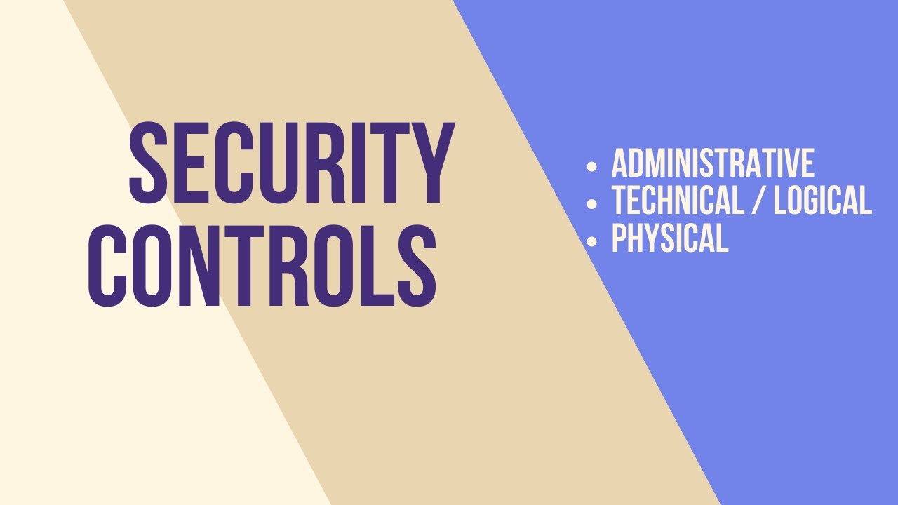Security Control Categories - YouTube