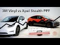 3M Vinyl vs Xpel Stealth PPF | DIY Challenge w/ Two Tesla Model Ys