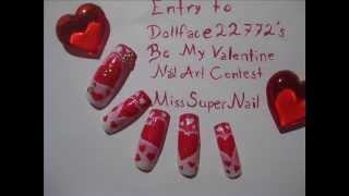 Dollface 22772's Be My Valentine Nail Art Contest