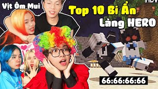 TOP 10 BÍ ẨN VỀ LÀNG HERO TEAM | Kairon Bất Ngờ Vì MrVit ÔM Kamui Sợ Hãi 😱