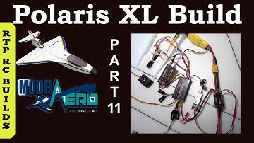 ModelAero Polaris XL FPV Seaplane Build Part 11 - Eagle Tree Vector FC EZUHF Wiring and Programming