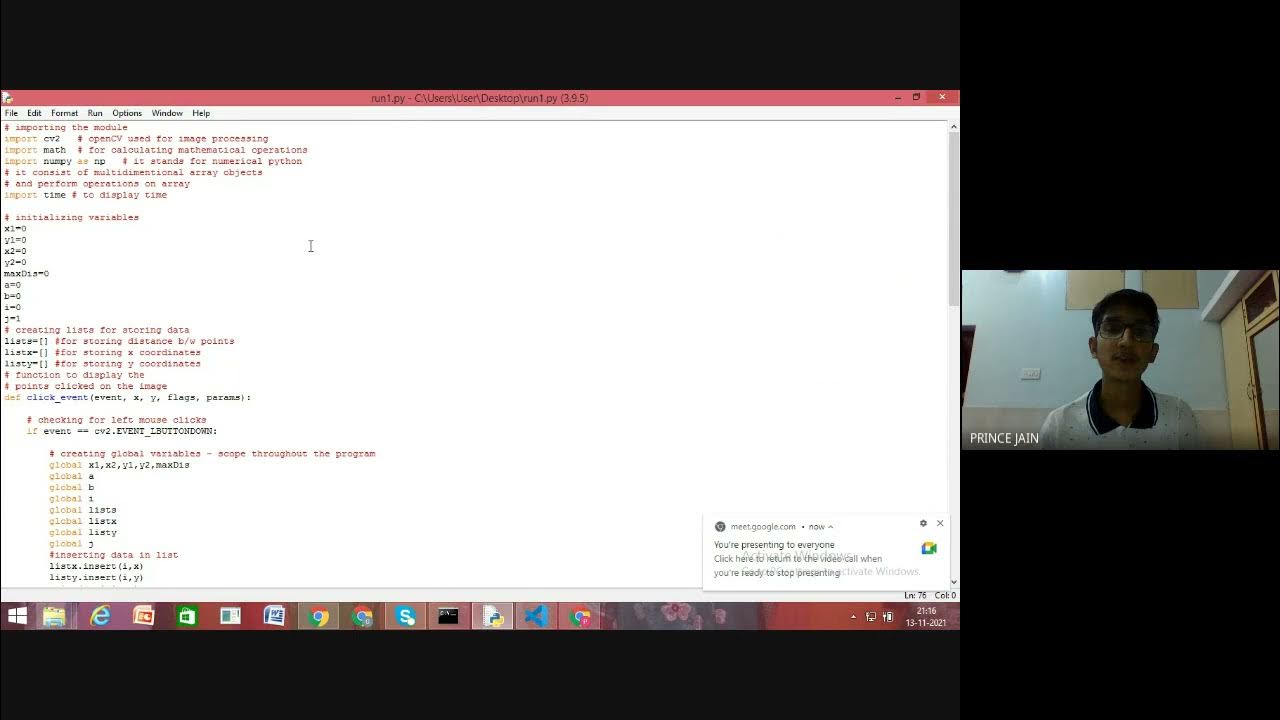 Plotting of points on image using PYTHON - YouTube