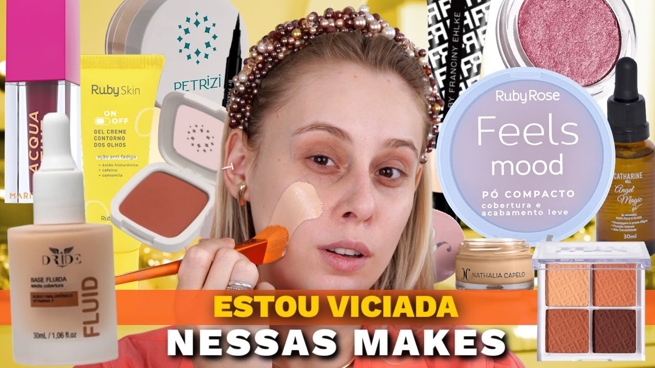 AS MAQUIAGENS que estou VICIADA em 2022