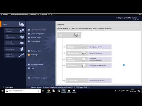 Siemens TIA V 13 to V15 Migration.