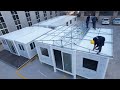 How to install the enpandable container house in 4 hours