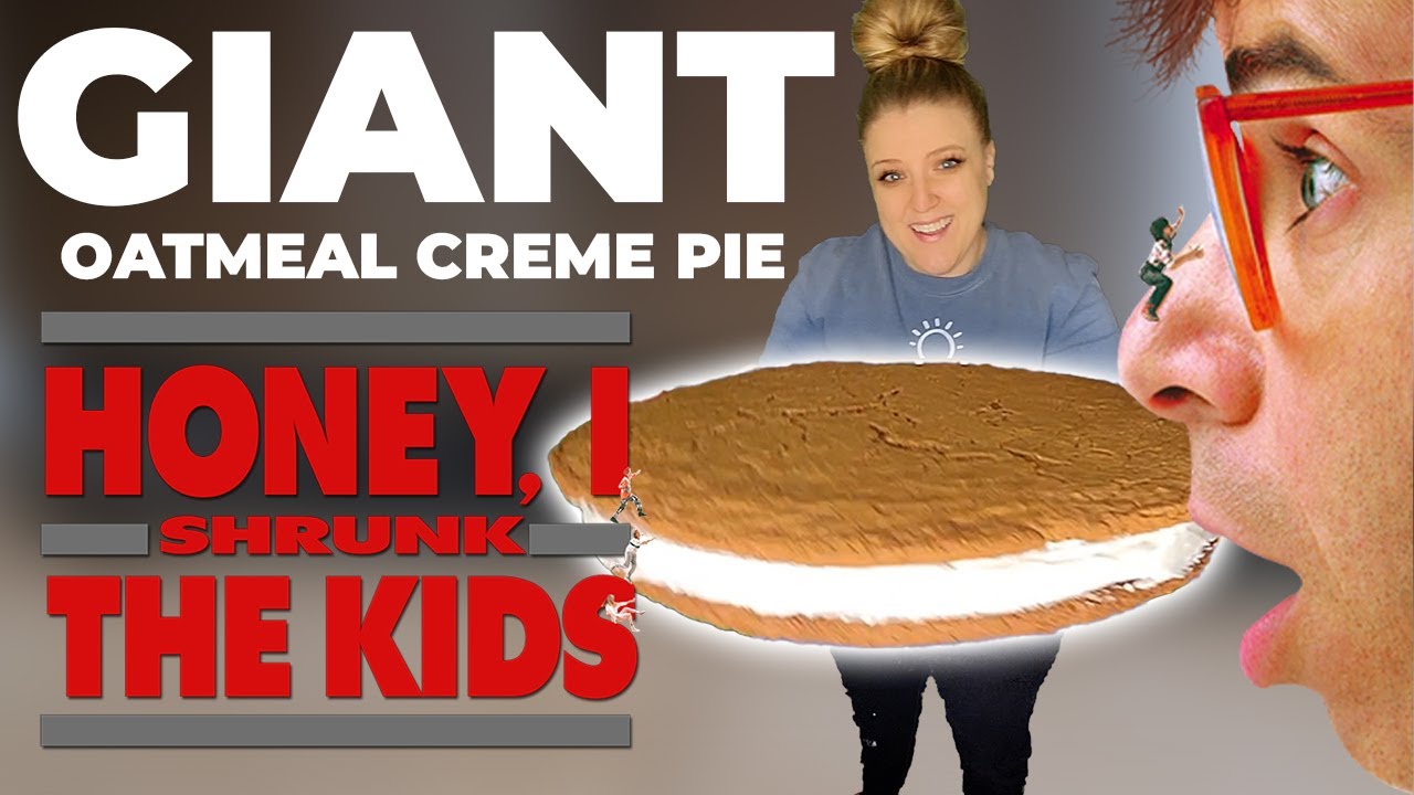 Making the GIANT Oatmeal Creme Pie Cookie from Honey, I Shrunk the Kids ✨ Fictional Feasts