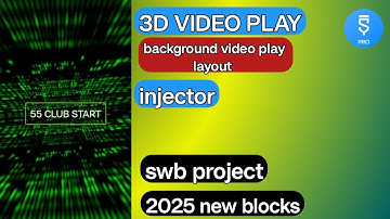 video play in background sketchware project swb, injector video add