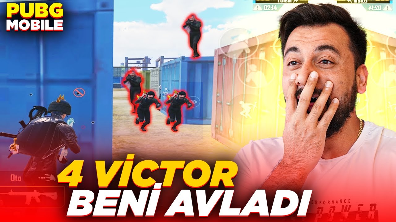 4 VİCTOR BENİ AVLADI 😮 / Pubg Mobile