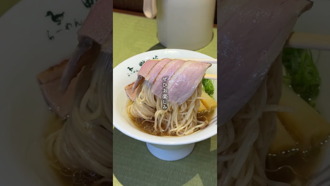 【NEW】鴨とねぎと水だけ？！シンプルなのに奥が深いラーメンはこれ！！【新宿】