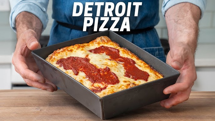 Detroit Style Pizza - A Cozy Kitchen