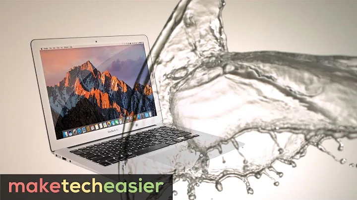 Spilled Water on Your Macbook? Here's how to Fix it - FAST