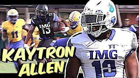 Kaytron "FatMan" Allen '22  IMG Football Academy |...
