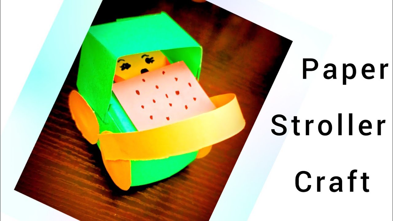 How to make paper stroller craft | Baby 👶 stroller craft | by SUMATI ...