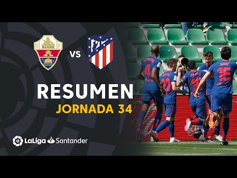 Resumen de Elche CF vs Atlético de Madrid (0-1)