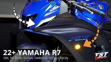 How to Install TST DRL to Signal Harness Converter for 2022+ Yamaha YZF-R7 by TST Industries