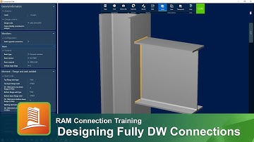 Designing Fully Directly Welded (Fully DW) Connections in RAM Connection