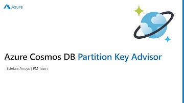 Azure Cosmos DB Partition Key Advisor