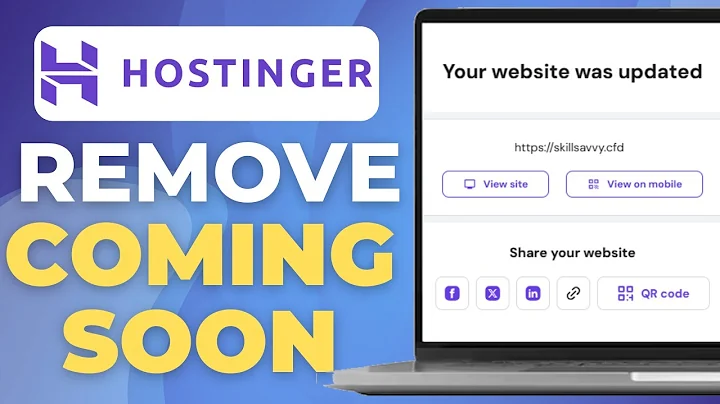 How To Remove Hostinger Coming Soon Page (2025 Guide)