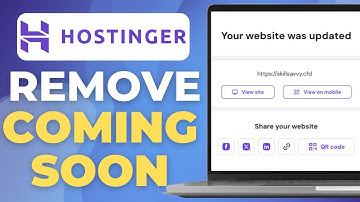 How To Remove Hostinger Coming Soon Page (2025 Guide)