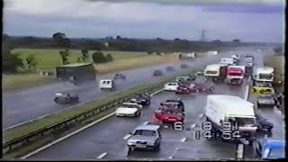 Multi-Car Pileup On M6 Motorway 080691
