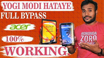 Acer Tablet se Yogi ji Modi ji Wallpaper Kaise Hataye | Full Bypass Trick #modi #yogiphone #tablet