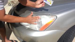 Pulir faros con pasta dental