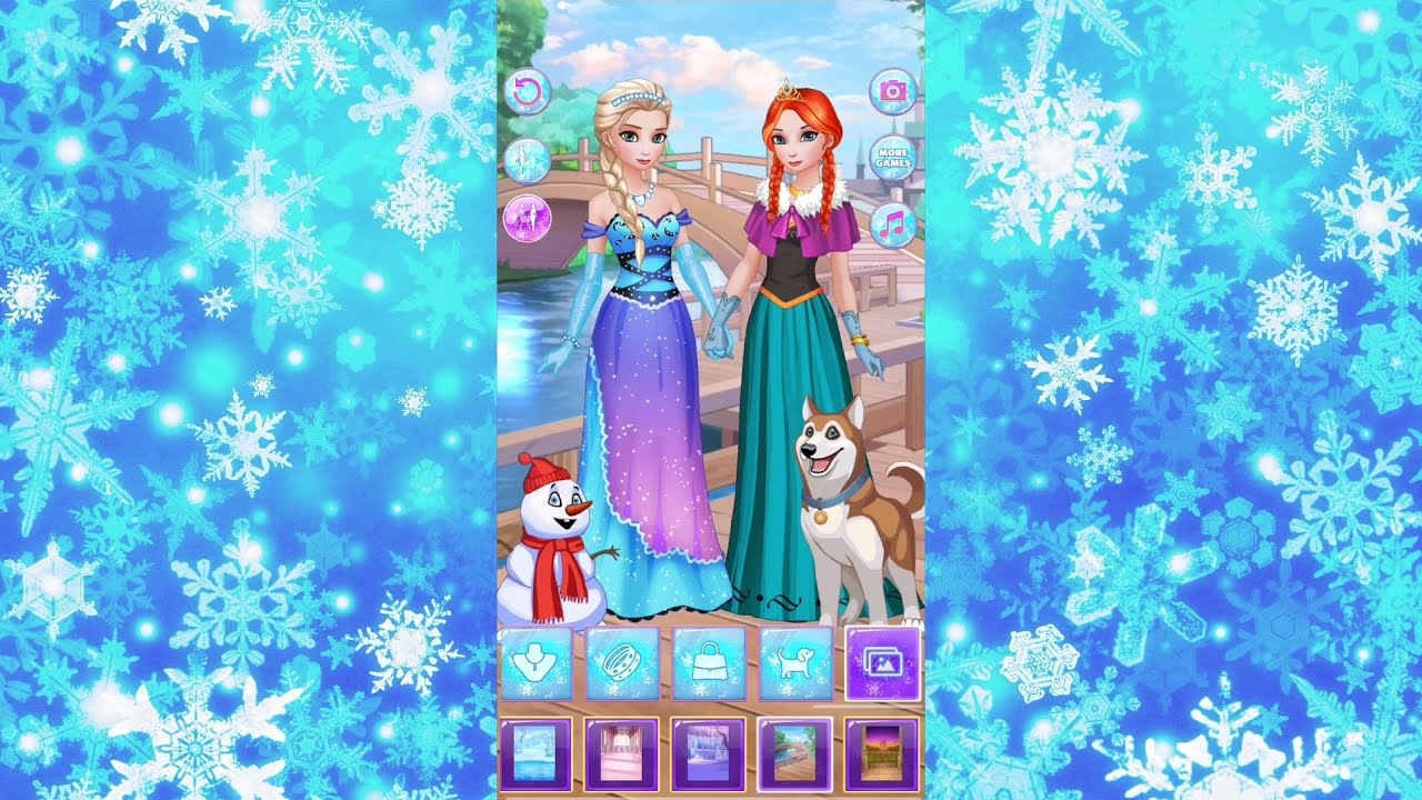 ELSA & ANNA'S ICY DRESS UP - Jogue Grátis no Jogos 101!