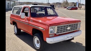 1976 K5 Chevrolet Blazer REVIEW