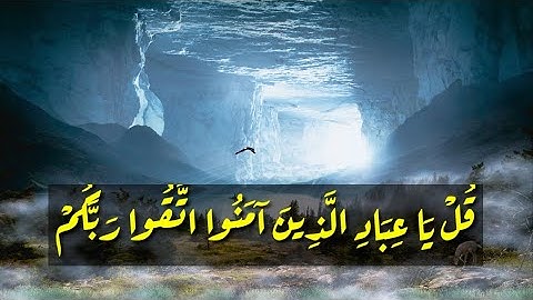 قُلْ يَا عِبَادِ الَّذِينَ آمَنُوا اتَّقُوا رَبَّكُمْ || بصوت القارئ سليمان الشبيبي