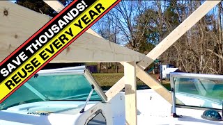 How to Frame a $200 Winter Boat Cover the Right Way!