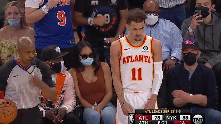 Knicks fan spit on Trae Young during a pandemic💀 Hawks vs Knicks Game 2 - DayDayNews