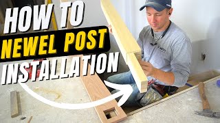 ROCK SOLID Newel Posts  My Secret Sauce for Installing Newel Posts...