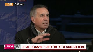 JPMorgan's Pinto on US Economy, Geopolitics, Headcount: Davos 2024