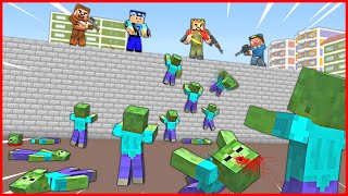 ZOMBİLER ŞEHRE SALDIRIYOR! 😱 - Minecraft