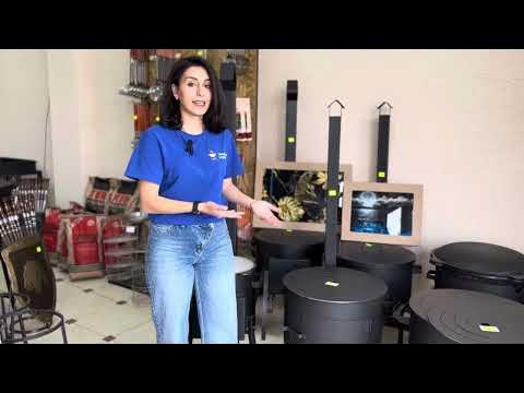 Кольца на печь под казан - YouTube