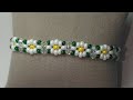 🌼Summer bracelet, cute daisies 🌼 Easy and simple 🌼Летний и лёгкий браслет 🌼милые ромашки 🌼