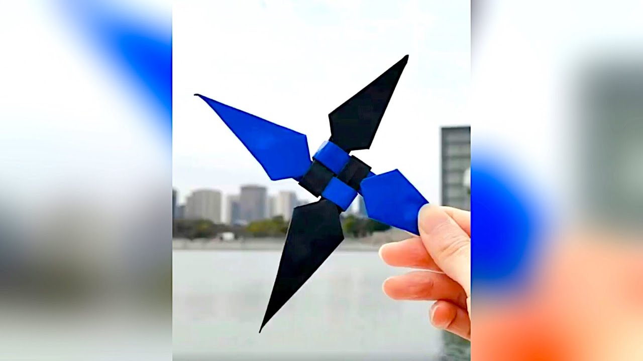 Origami Darts Tutorial Kunai Darts [Origami Darts TutorialKunai