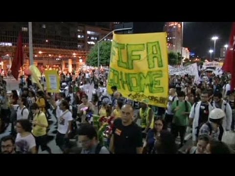 ‘FIFA go home’ Brazil gripped by protest as World Cup looms ‘FIFA go home’ Brazil gripped by protest as World Cup looms