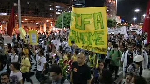 'FIFA go home' Brazil gripped by protest as World Cup looms