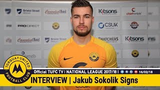 Official TUFC TV | Jakub Sokolik Signs 16/02/18 screenshot 5