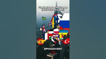 Find 5 mistakes in the map | ⚠️ No hate to any countries ⚠️ | #country #mapper #mapping #geography