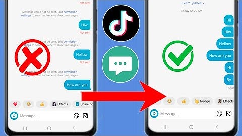 How to Fix TikTok Message Not Sending and Receiving Problem 2025 | TikTok message not send