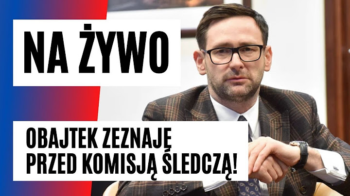 [CAŁOŚĆ] Daniel OBAJTEK zeznaje przed KOMISJĄ ŚLEDCZĄ ds. afery wizowej