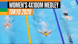 Swimming: Women's 4x100m Medley Relay Final | Tokyo 2020 Replays screenshot 5