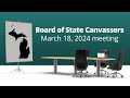 Board of state canvassers 31824
