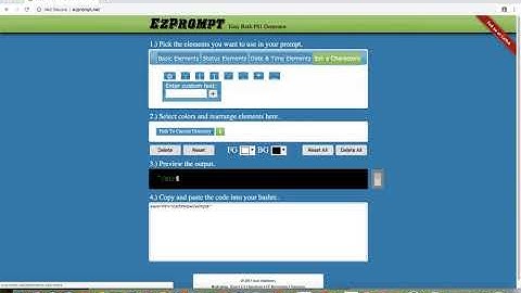 How to show git indicators in your bash terminal prompt