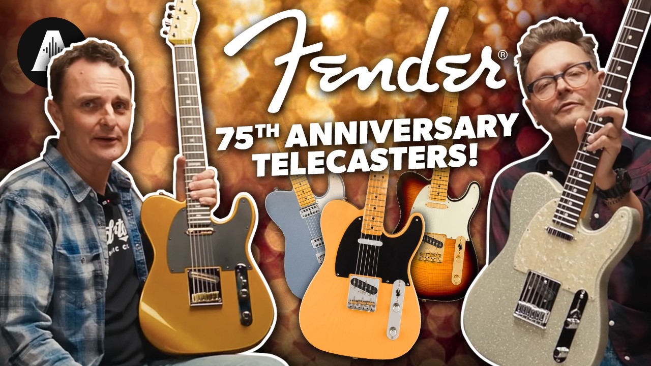 Fender 75th Anniversary Telecasters!