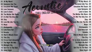 Best Acoustic Songs 2025 💖 Chill English Acoustic Love Songs Cover 💖 Acoustic Songs 2025 Playlist