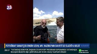 Fotoğraf Sanatçisi Engi̇n Uzun, Mv. Nazirli’nin Daveti̇ İle Elaziğ’a Geldi̇