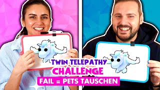 Twin Telepathy Challenge! Aber jedes mal wenn wir verlieren müssen wir PETS TAUSCHEN!